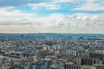 Paris, France - Aerial photography of the city scenery of Paris