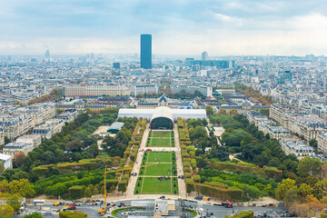 Paris, France - Aerial photography of the city scenery of Paris