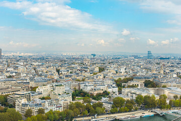 Paris, France - Aerial photography of the city scenery of Paris