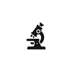 Microscope icon vector. EPS 10 editable vector