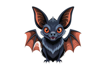 halloween bat with a bat , bat vector,  icon vector illustration,  bat silhouette of a  bat  isolated on a white background,  eps,  png,  svg,  vector 