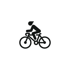 Obraz premium Bicycle icon vector. EPS 10 editable vector