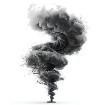 tornado isolates on white background