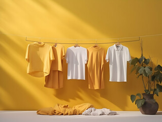 Laundry service, Ironing on clothes, hygiene and cleaning clothes on washing machine, Housekeeping lifestyle, housework concept, Laundry and dry cleaning business