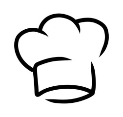Chef cook icons. Vector cook cap logos for restaurant
