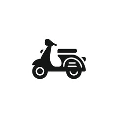 Scooter icon vector. EPS 10 editable vector