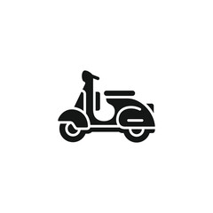 Obraz premium Scooter icon vector. EPS 10 editable vector
