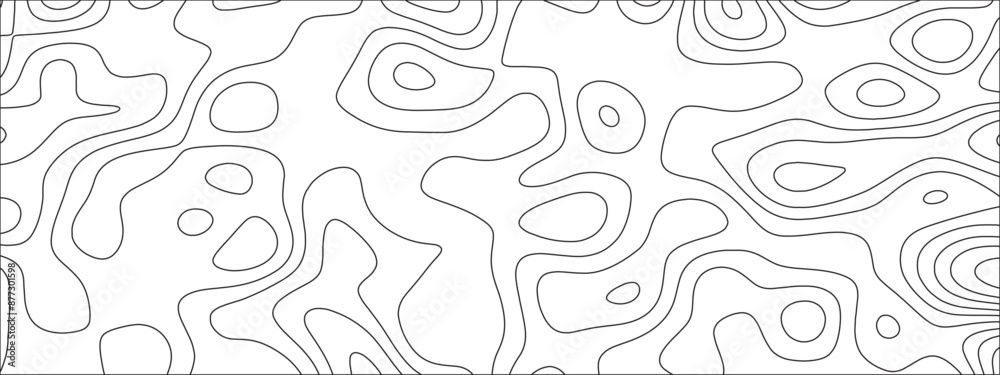 Poster Abstract Topographic Map Seamless Pattern. opographic map and landscape terrain texture grid. Geographic contour map and topographic contours map background. 