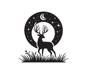 deer vector design,awesome deer svg,high resolution printable deer artwork