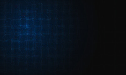 Obraz premium Circuit board vector illustration. High-tech technology background