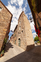 Italia, Toscana, il paese di San donato in Poggio.