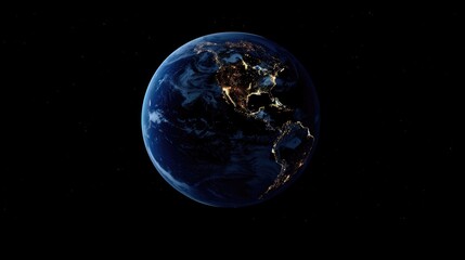 Naklejka premium Turn Off Lights for Earth Hour: Blackout and Save the Planet from Light Pollution