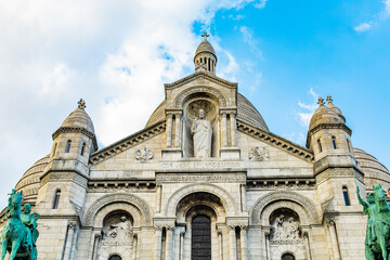 Sacre-Coeur Basilica in Montmartre, Paris, France