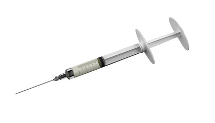 Intramuscular injection for arm vaccination, rendering 3d, 3d illustration