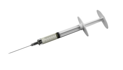 Intramuscular injection for arm vaccination, rendering 3d, 3d illustration