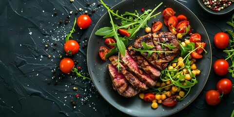 Flexitarian diet emphasizes plantbased foods with occasional meat consumption. Concept Flexitarian diet, Plant-based foods, Meat consumption, Balanced nutrition, Healthy lifestyle