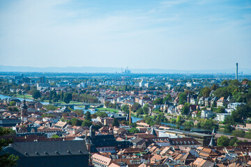 Fototapeta premium Heidelberg, Germany - Cityscape and city skyline