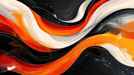 A dynamic, powerful design with bold shapes and vibrant colors, capturing a sense of strength and energy.