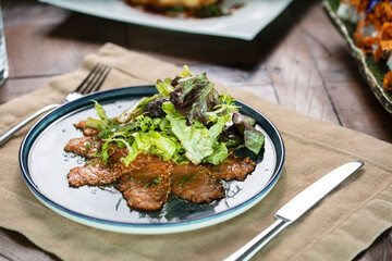 Snacks for the holiday, catering. Various light snacks. Catering plate. 