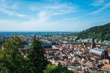 Heidelberg, Germany - Cityscape and city skyline