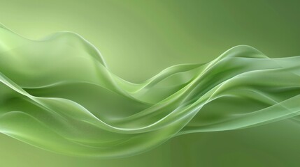 A serene green background with a smooth gradient, perfect for creating a calming and natural atmosphere in various applications.