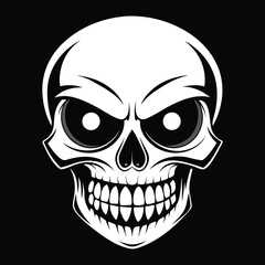 Halloween Ghost Silhouette Vector illustration