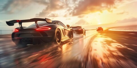 sport car racing competition