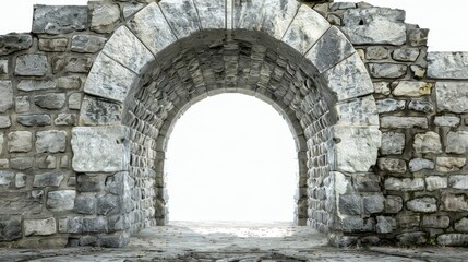 Stone Archway Leading To A Bright Future