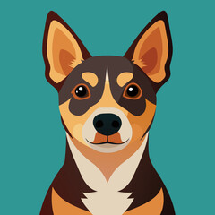 Charming Dog Vector Clipart