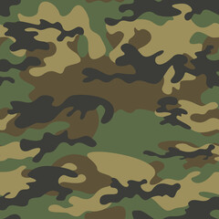 Fototapeta premium seamless camouflage, fashionable vector print, military texture