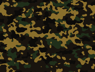 camouflage army pattern, seamless vector background, fashionable urban print