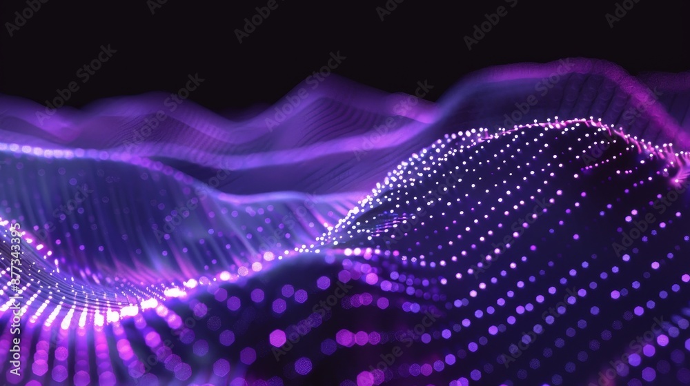 Poster continuity wave. abstract background with a dynamic wave. connecting background. abstract wave. stoc