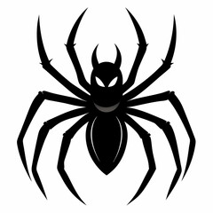 Halloween spider vector,spider isolated on white background