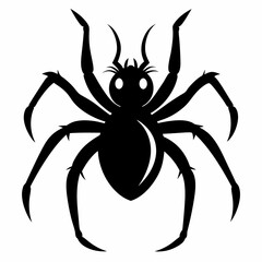 Halloween spider vector,spider isolated on white background