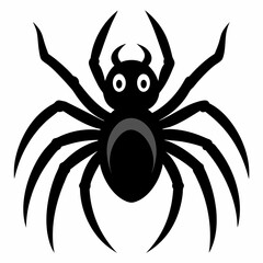 Halloween spider vector,spider isolated on white background