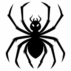 Halloween spider vector,spider isolated on white background