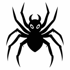 Halloween spider vector,spider isolated on white background