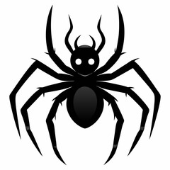 Halloween spider vector,spider isolated on white background