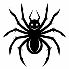Halloween spider vector,spider isolated on white background