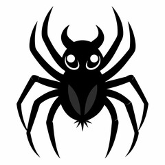 Halloween spider vector,spider isolated on white background