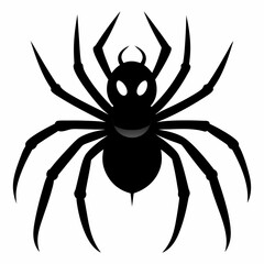 Halloween spider vector,spider isolated on white background