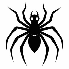 Halloween spider vector,spider isolated on white background