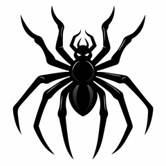 Halloween spider vector,spider isolated on white background