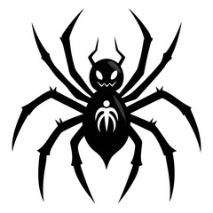 Halloween spider vector,spider isolated on white background