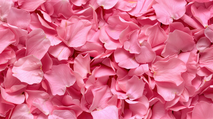 Pink Rose Petals Background For Romantic And Floral Themes