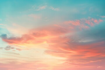 With a blue and orange natural background, this is an abstract gradient sunrise.