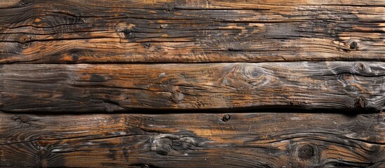 A weathered wooden plank serves as a rustic backdrop for any setting be it a table floor or any space where one might need a versatile copy space image