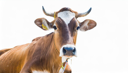 Naklejka premium cow isolated