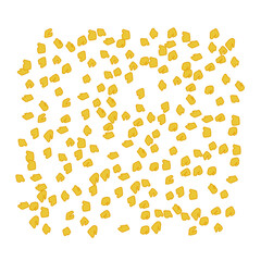 Fenugreek Seeds Vector Icon, Dry Trigonella, Spicy Methi Dana Grains, Indian Kitchen Seasoning Ingredient, Dry Yellow Fenugreek Seed Condiment Minimal Illustration