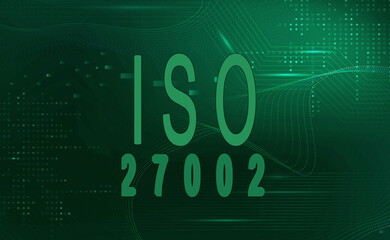Illustration saying ISO 27002. It stands for the best practice recommendation standard from the ISO 2700x family.